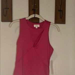 Pink Sleeveless Top